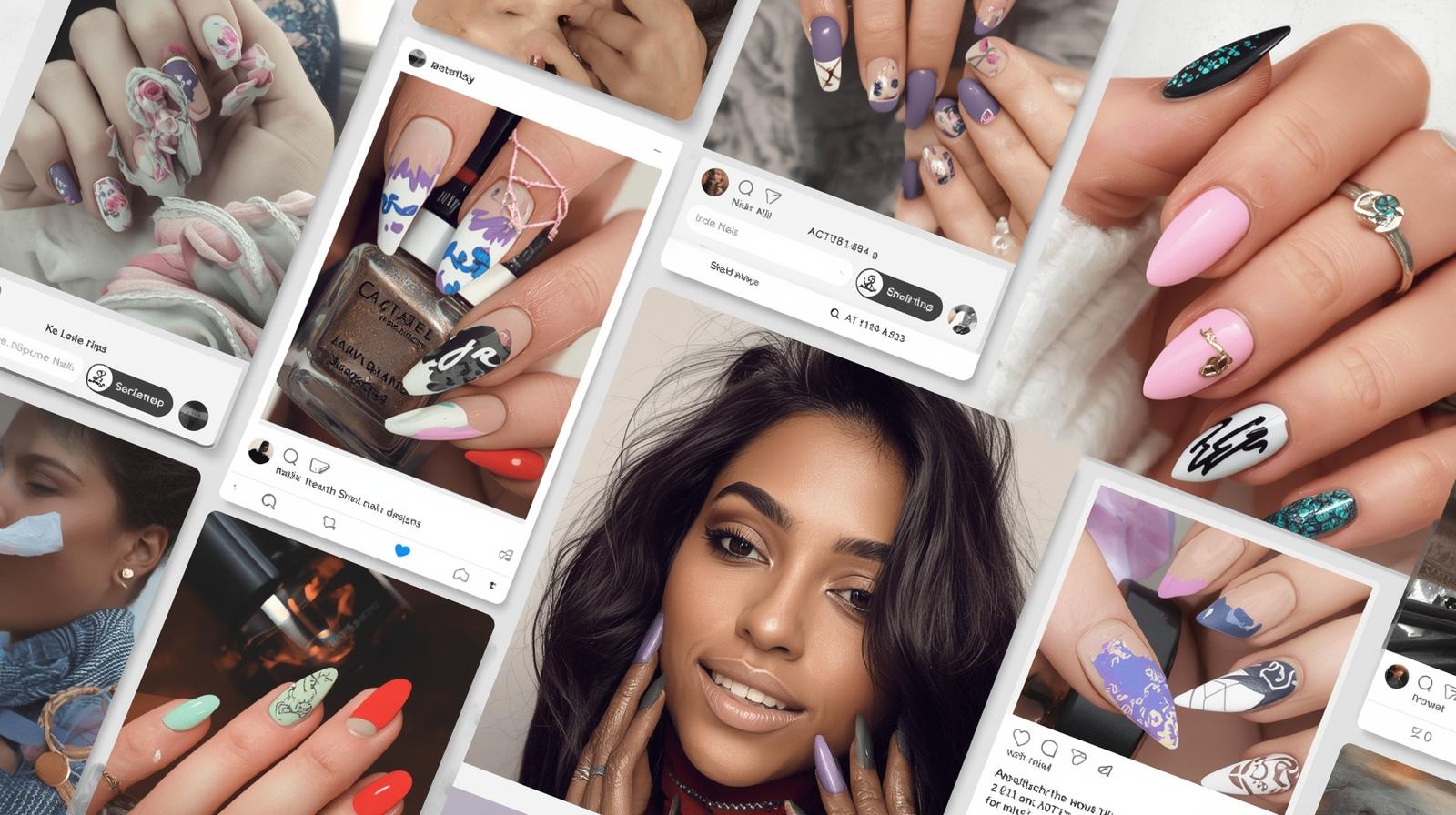 ネイルデザインの探し方：インスタグラムやPinterestから学ぶ最新トレンド