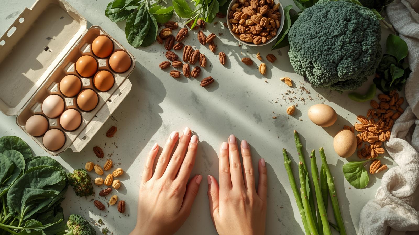 爪の健康を保つための栄養素