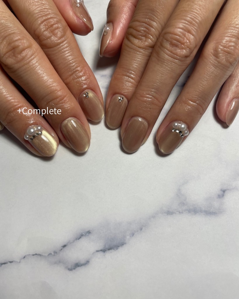 ネイルアートデザインコースの施術例