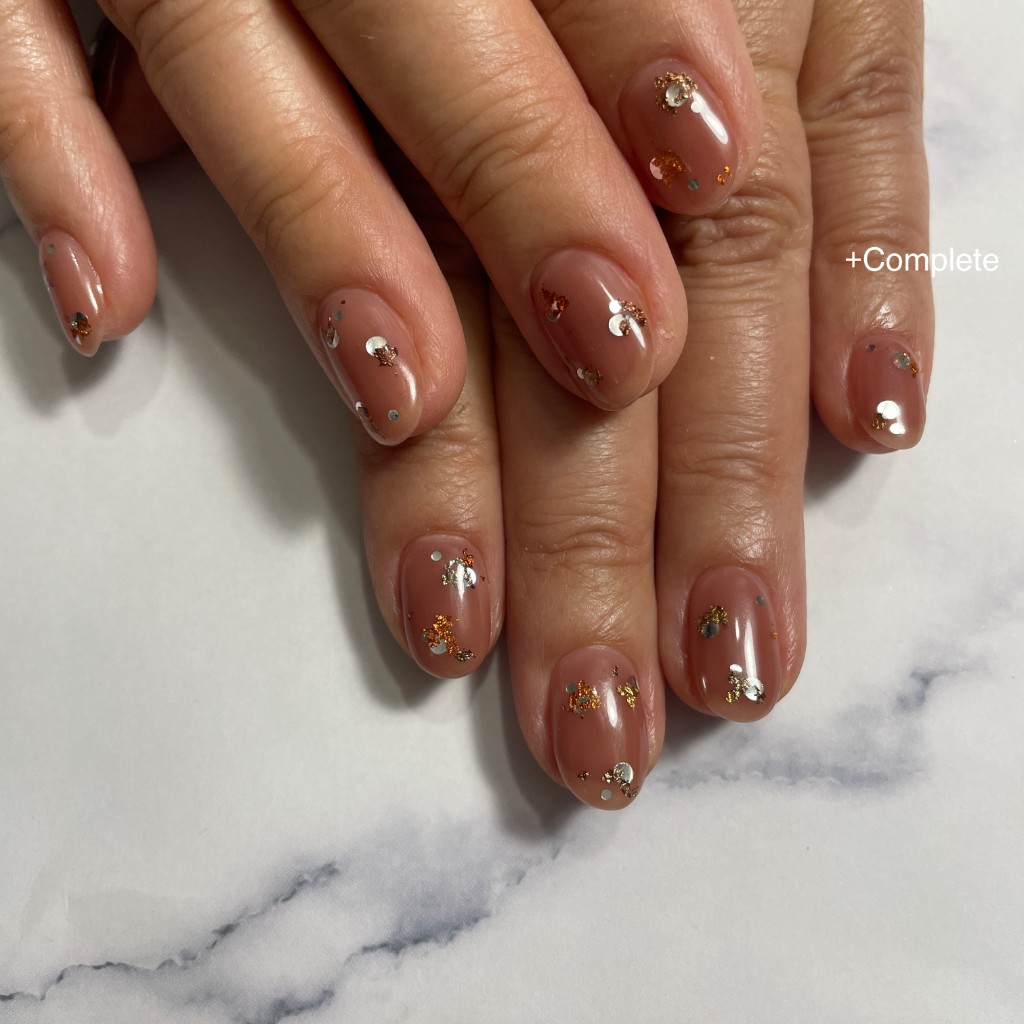 ネイルアートデザインコースの施術例