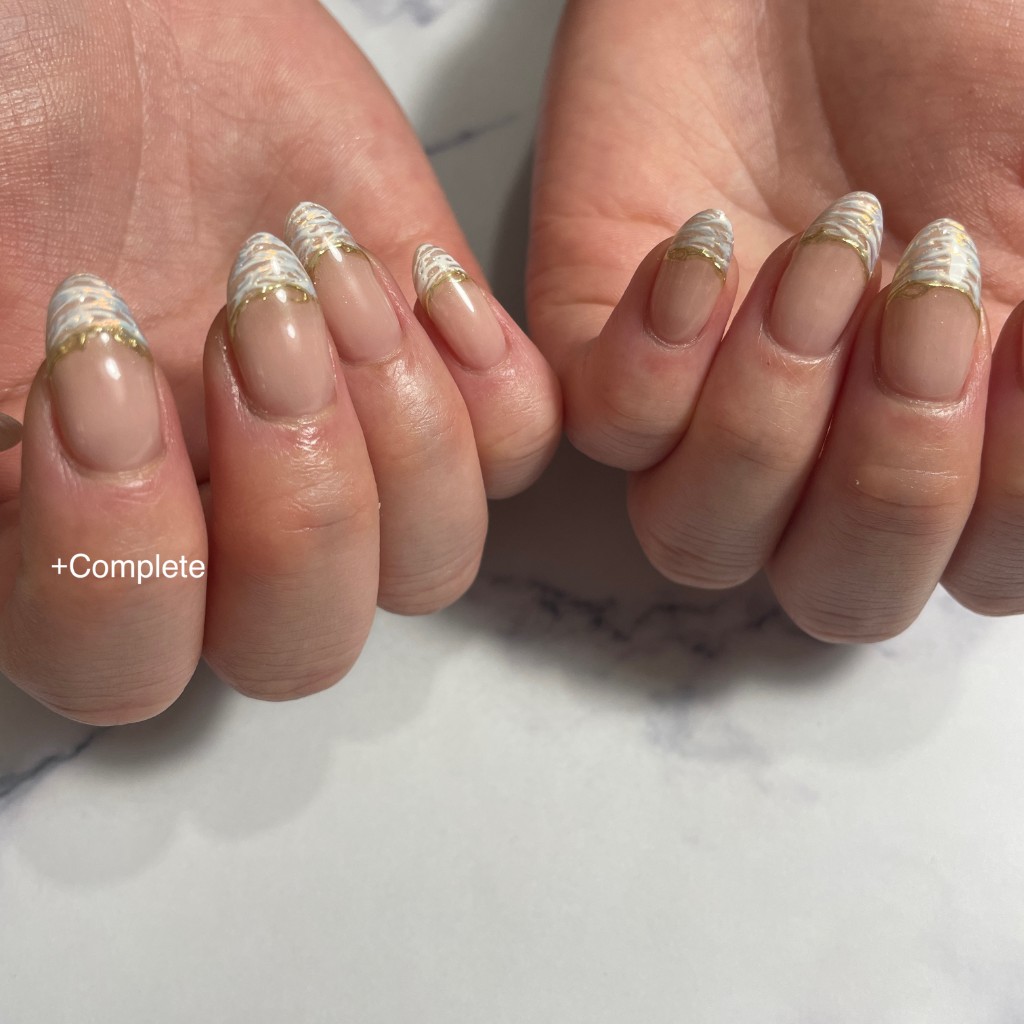 ネイルアートデザインコースの施術例