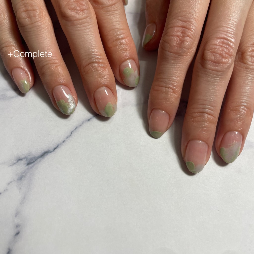 ネイルアートコースの施術例