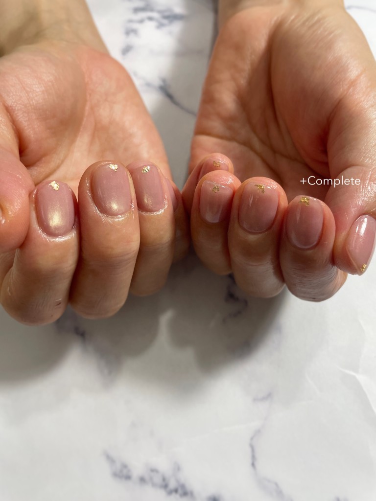 ネイルアートコースの施術例