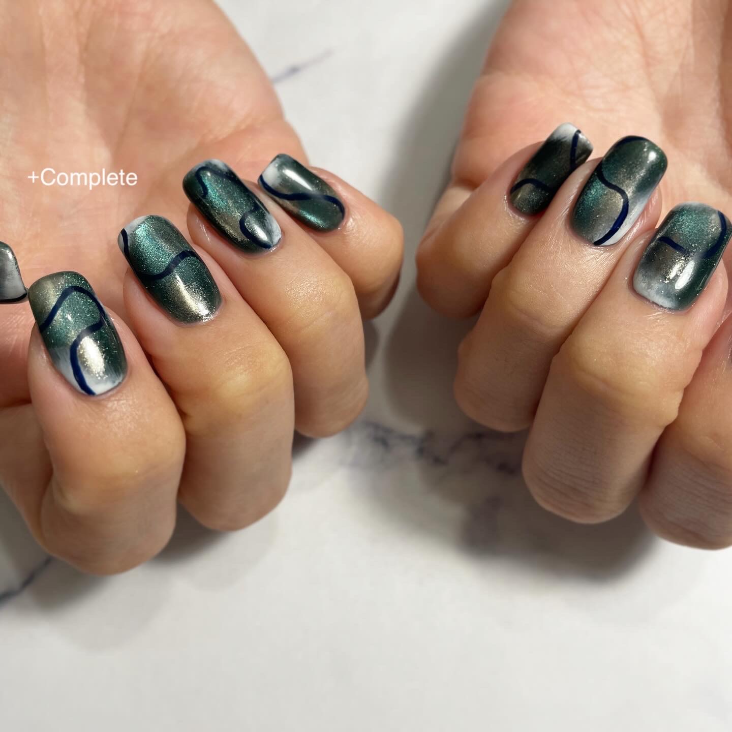 ネイルアートコースの施術例