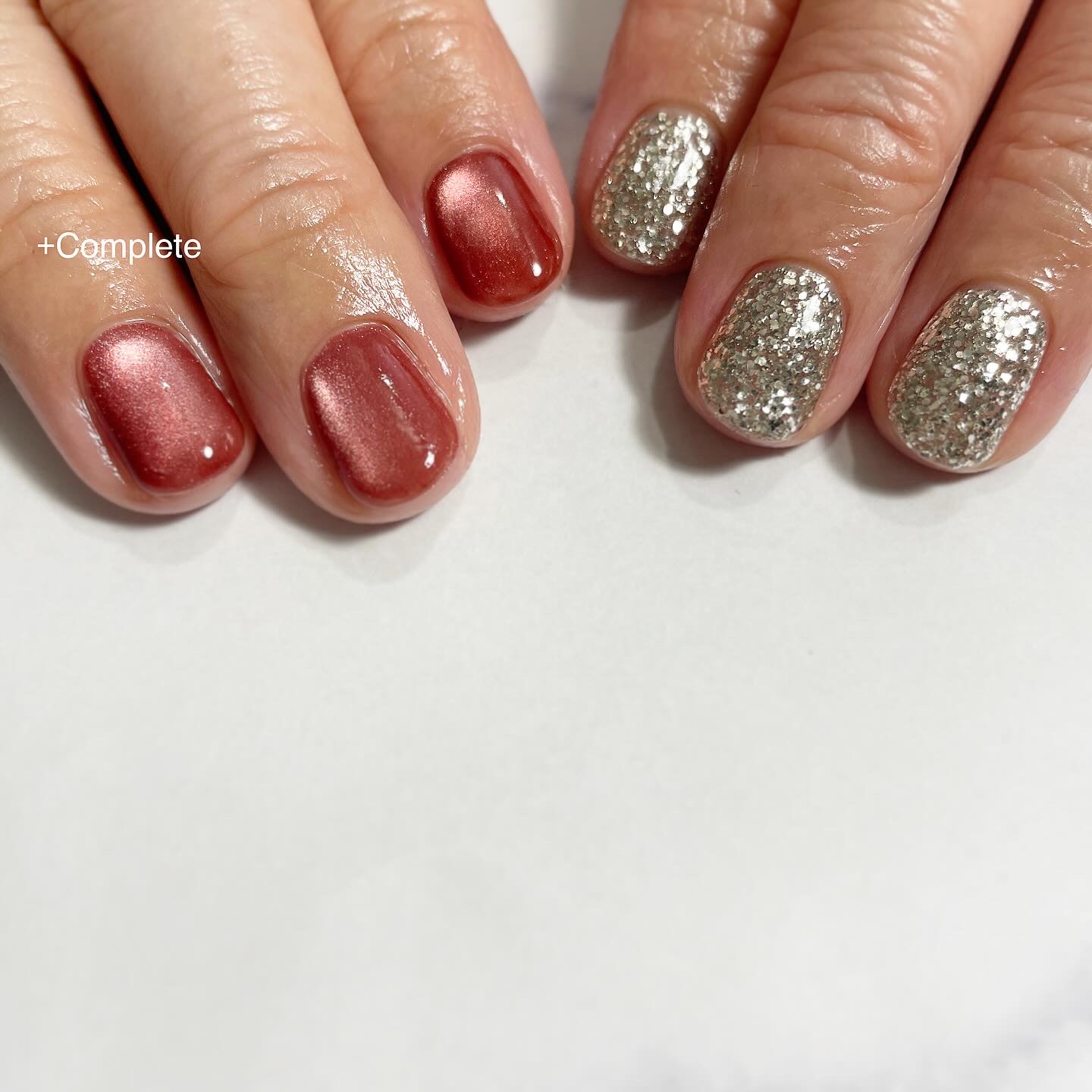 ネイルアートコースの施術例