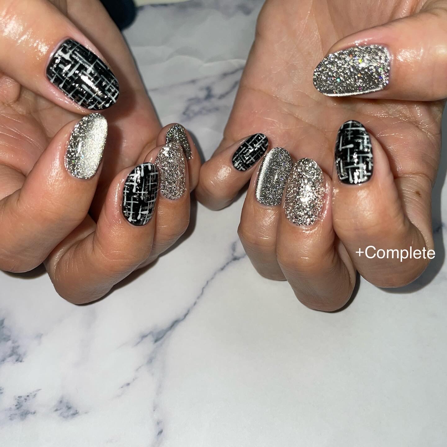 ネイルアートコースの施術例