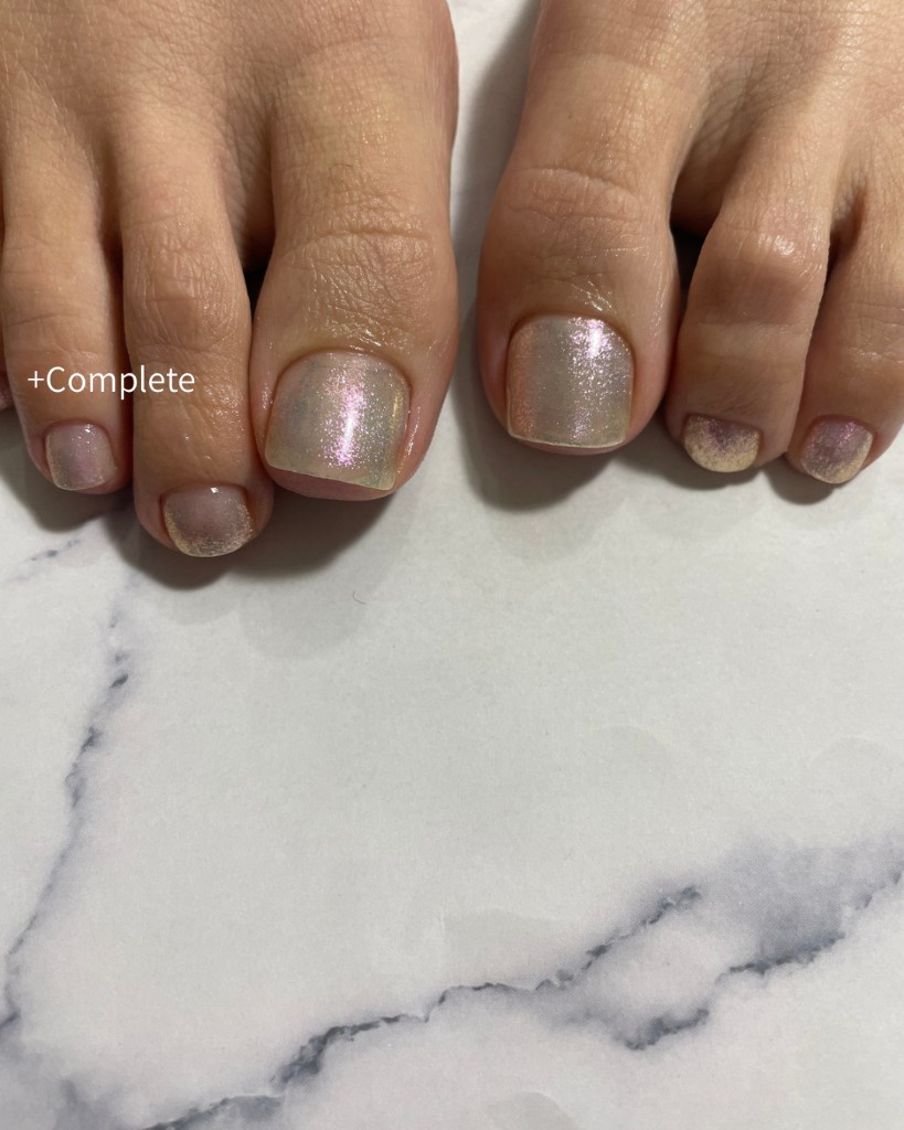 フットワンカラーの施術例